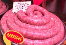 Boucherie Seys. Saucisse au roquefort