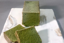 Mori Yoshida. Cake au thé vert Macha .