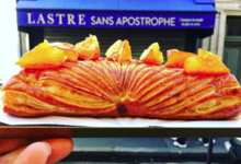 Lastre Sans Apostrophe. Chausson amande/orange 