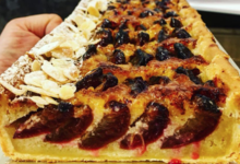 Lastre Sans Apostrophe. tarte aux quetsches