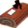 Arnaud Delmontel. Bûche Traditionnelle chocolat