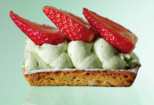 Arnaud Delmontel. Tarte fraise pistache
