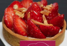 Baisers sucrés. Tartelette aux fraises
