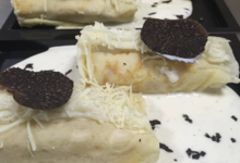 Charles traiteur. Crêpe à la truffe