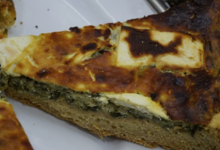 Traiteur Dyonisos. Tarte aux épinards et à la féta
