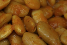 Traiteur Dyonisos. Haricots géants en sauce