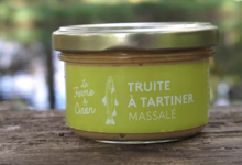 La ferme du Ciron. Truite à Tartiner Massalé