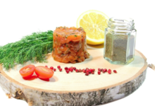 Fumage du Val de Lys. Tartare de saumon à la provençale