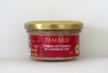 Tamaris. Terrine De taureau de Camargue
