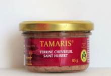 Tamaris. Terrine de chevreuil saint Hubert