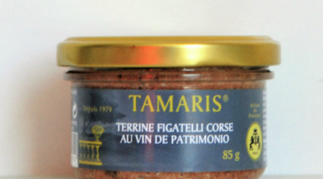 Tamaris. terrine de figatelli au vin de Patrimonio