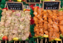 Boucherie Pinel. Brochettes de volaille