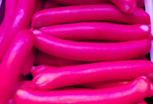 Boucherie Berbèche. Saucisses de Strasbourg
