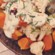 Salades de butternuts rôtis