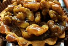 Boulangerie Rainette. Tartelette noix caramel