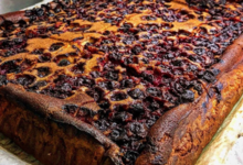 Boulangerie Rainette. Clafoutis aux cerises