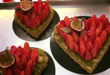 Boulangerie Patisserie Gaget. Dacquoise pistache