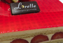 Boulangerie pâtisserie Lorette. fraisier