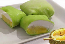 Yinki. Pancake durian pandan