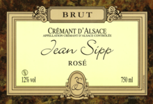 Domaine Jean Sipp. Crémant Brut rosé