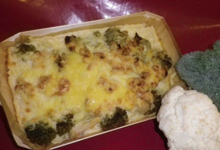 Ferme Mathis. gratin choux fleurs brocoli 