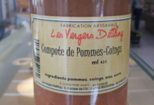 Vergers Dettling. Compote de Pomme coing
