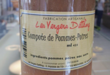 Vergers Dettling. Compote de Pomme poire