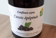 Ferme Ulrich. Confiture de Cassis épépinés