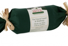 Maison Georges Bruck. Foie gras de canard de Strasbourg au torchon