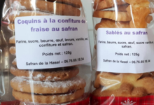 Safran de la Hasel. Sablés au safran