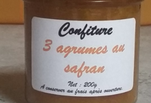 Safran de la Hasel. Confiture 3 agrumes au safran