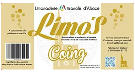 Limo's. Limonade coing