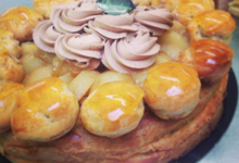 Boulangerie Durrenberger. Saint honoré "choco-poire" 