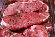 Wittmann-Brand. Steak d'agneau mariné