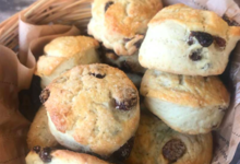 Boulangerie Pâtisserie Poupart Piquot. Scones aux raisins