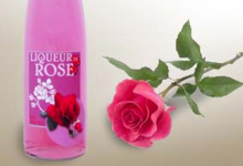 Vignoble André Scherer. Liqueur -Rose 18°