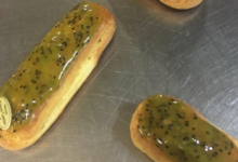 Maison Gantier. Eclair au kiwi