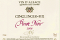 Domaine Ginglinger Fix. Pinot noir