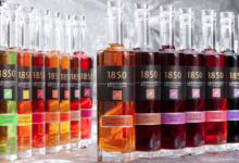 Distillerie Lehmann. Liqueur de myrtille