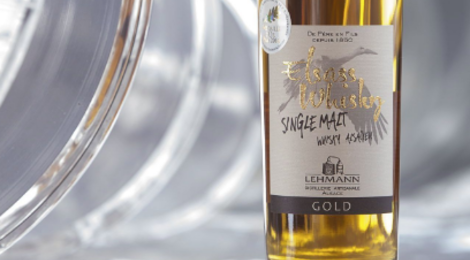 Distillerie Lehmann. Whisky Alsacien Elsass Gold