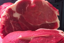 L'atelier de la viande. Noix d'entrecôte dans la Salers bio.