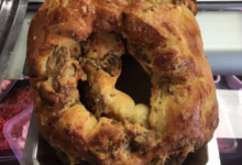 Boucherie Bruel. Brioche aux grattons