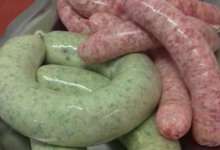 Boucherie De Bas En Basset. Saucisses