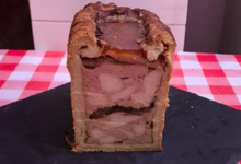 Boucherie Merle. Pâté en croute pintade morilles