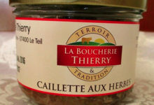 Boucherie Thierry Le Teil. Caillette aux herbes