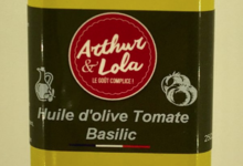 Arthur et Lola. Huile d’olive aux tomates et Basilic