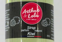 Arthur et Lola. Sirop parfum naturel kiwi