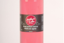 Arthur et Lola. Sirop parfum naturel pêche de vigne