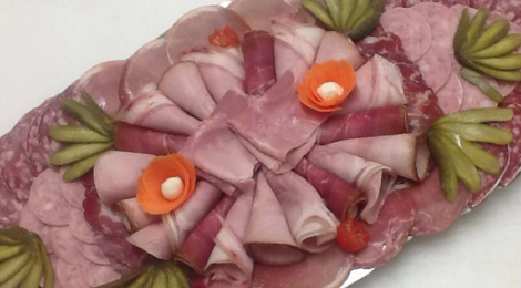 Boucherie la limousine. Assiette de charcuterie