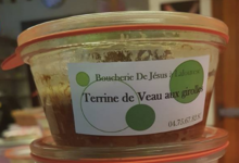 Boucherie Lalouvesc De Jésus. Terrine de veau aux girolles